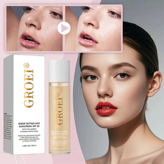 Facial Sunscreen Spray Strong Moisturizing Rapid Absorption Refreshing Not Sticky Isolate Uv Anti Oxidation Body Sunblock Spray