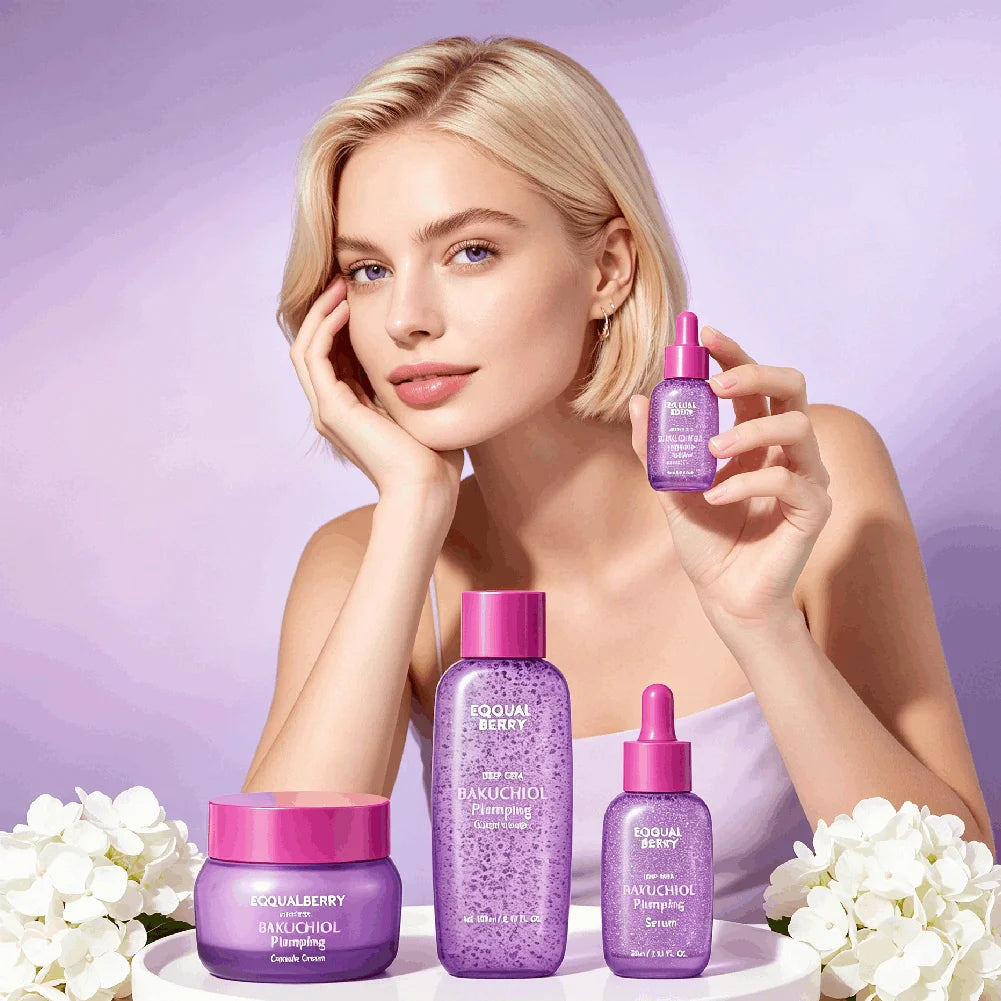 EQQUALBERRY PDRN+Korean Skin Care Essence Moisturizing Lotion Moisturizing Face Cream Care Set For Sensitive Skin