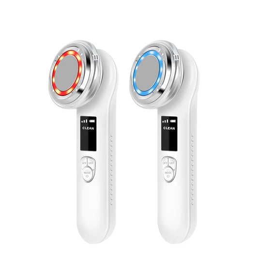 4-in-1 Skin Care Device with Deep Cleaning Cooling Therapy Warm Massage And Nutrient Delivery Modes Easy to Use Digital Screen