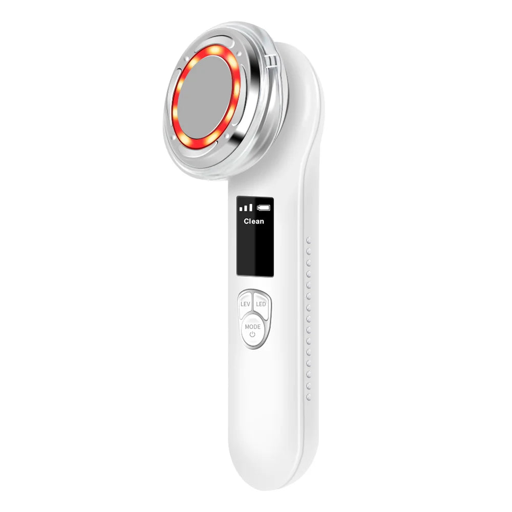 4-in-1 Skin Care Device with Deep Cleaning Cooling Therapy Warm Massage And Nutrient Delivery Modes Easy to Use Digital Screen